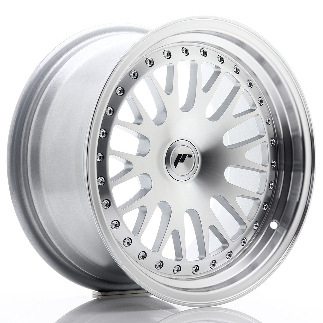 Jante Japan Racing JR10 R16 8J ET20 Argintiu cu Fata CNC - PCD Configurabil