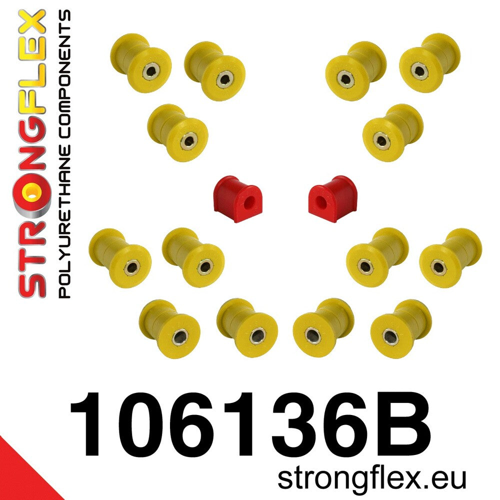 Kit bucse poliuretan Strongflex suspensie spate - Mazda MX-5 / Miata / Roadster - 106136B