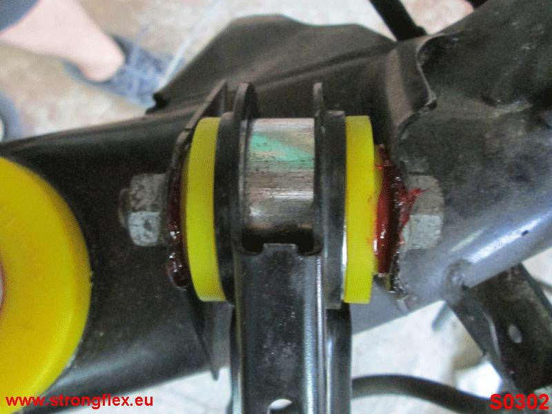 Schema montaj - Kit complet bucse poliuretan Strongflex pentru suspensie - BMW Seria 1, Seria 3 - 036215B