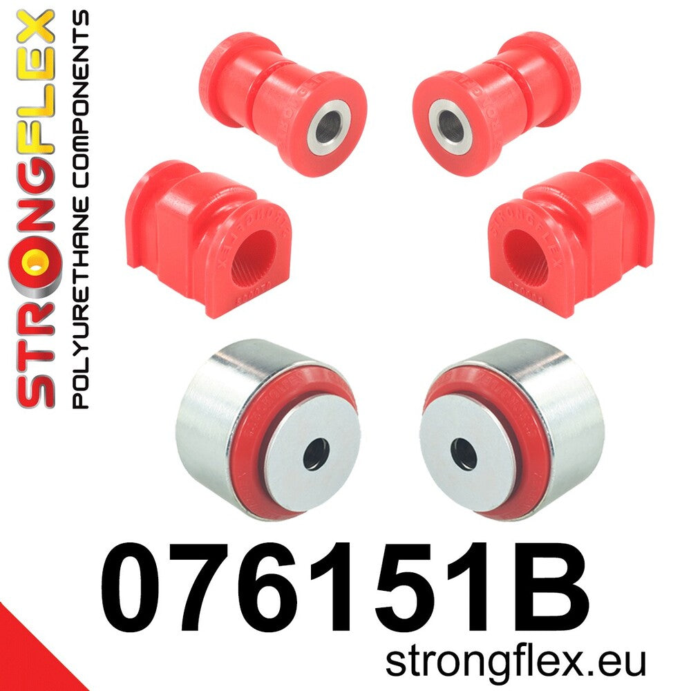 Kit bucse poliuretan Strongflex suspensie fata - Ford Fiesta - 076151B