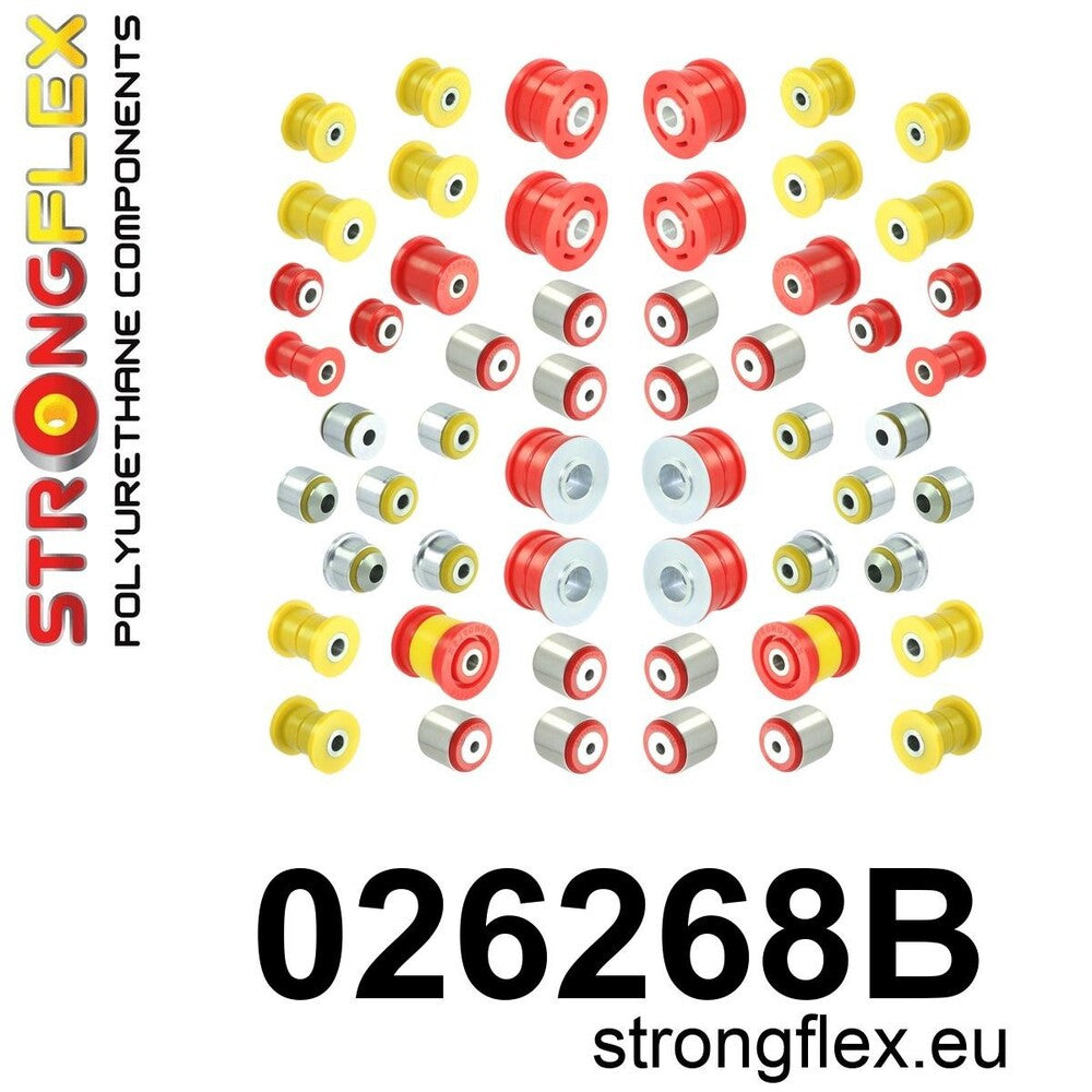 Kit complet bucse poliuretan Strongflex pentru suspensie - Porsche Cayenne / Volkswagen Touareg - 026268B