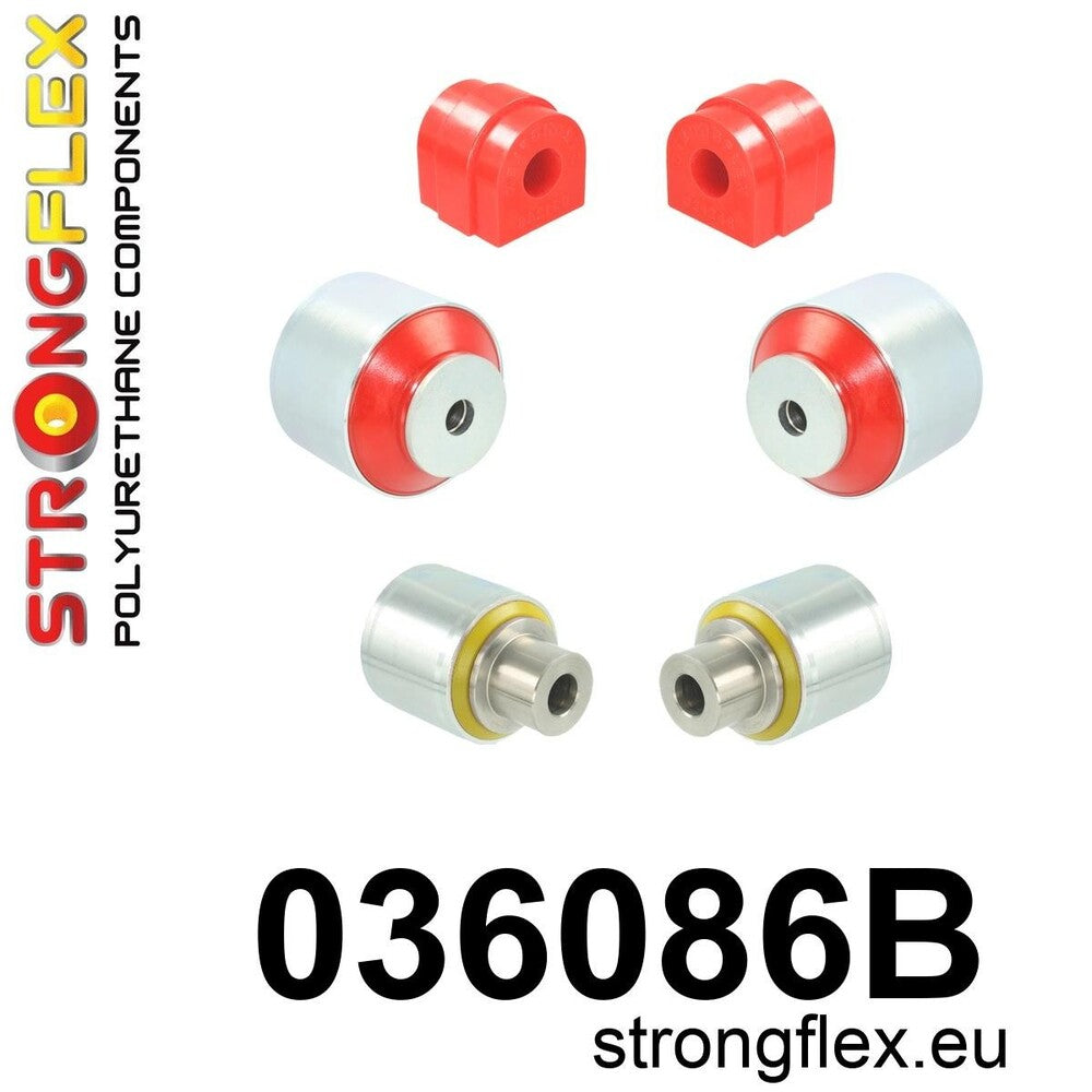 Kit bucse poliuretan Strongflex suspensie fata - BMW Seria 1, Seria 3, Z4 - 036086B