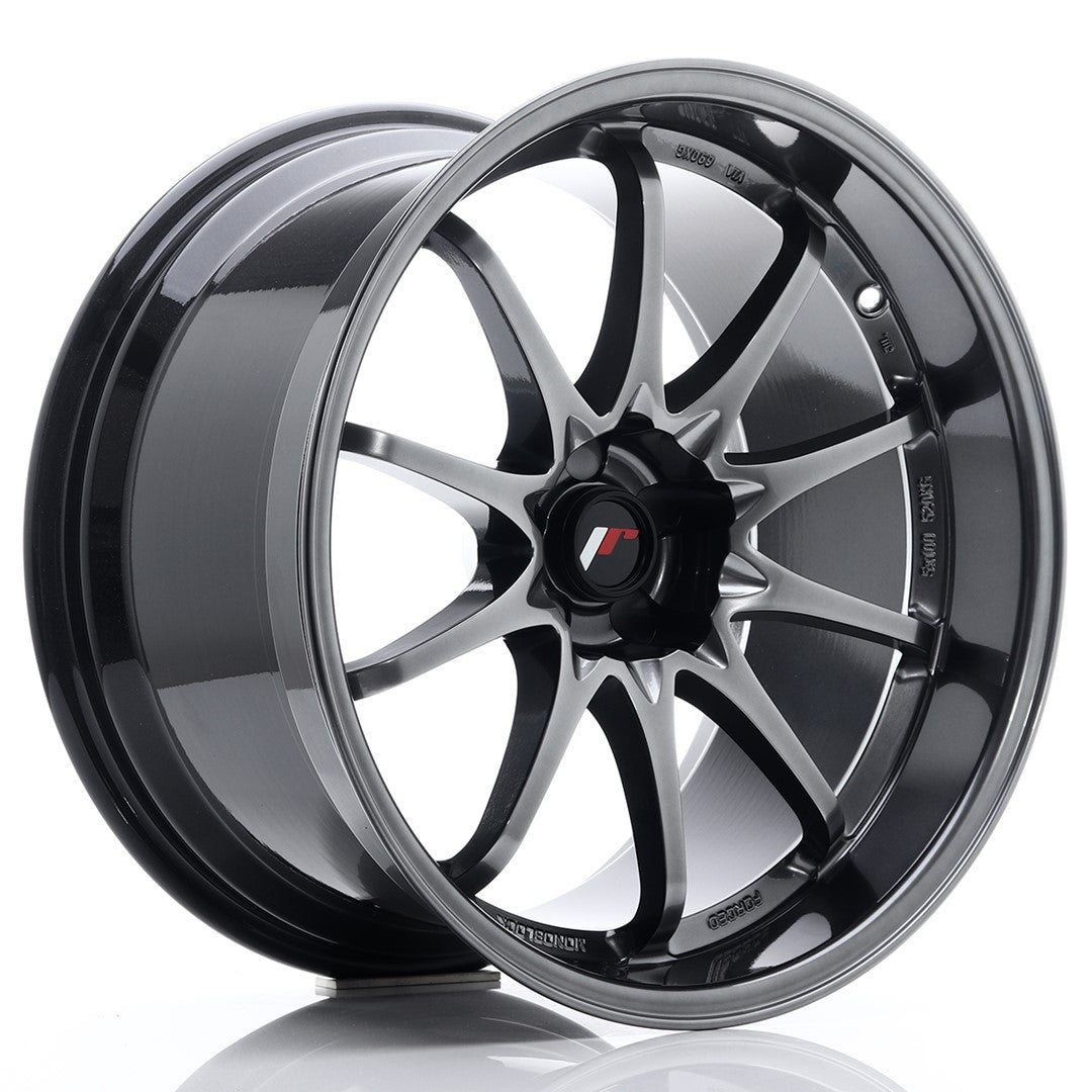 Jante Japan Racing JR5 R19 10.5J ET12 Negru Intens - PCD Configurabil