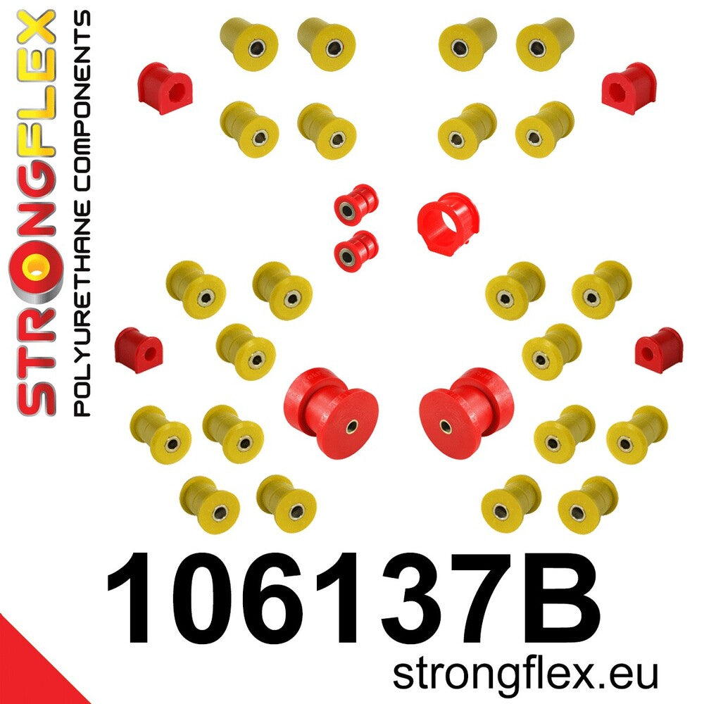 Kit complet bucse poliuretan Strongflex pentru suspensie - Mazda MX-5 / Miata / Roadster - 106137B