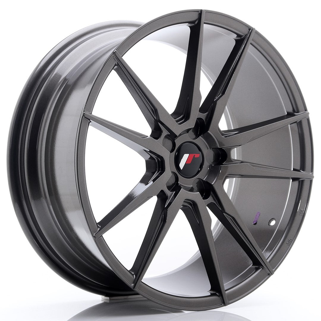 Jante Japan Racing JR21 R20 8.5J ET40 Gri Intens - PCD Configurabil