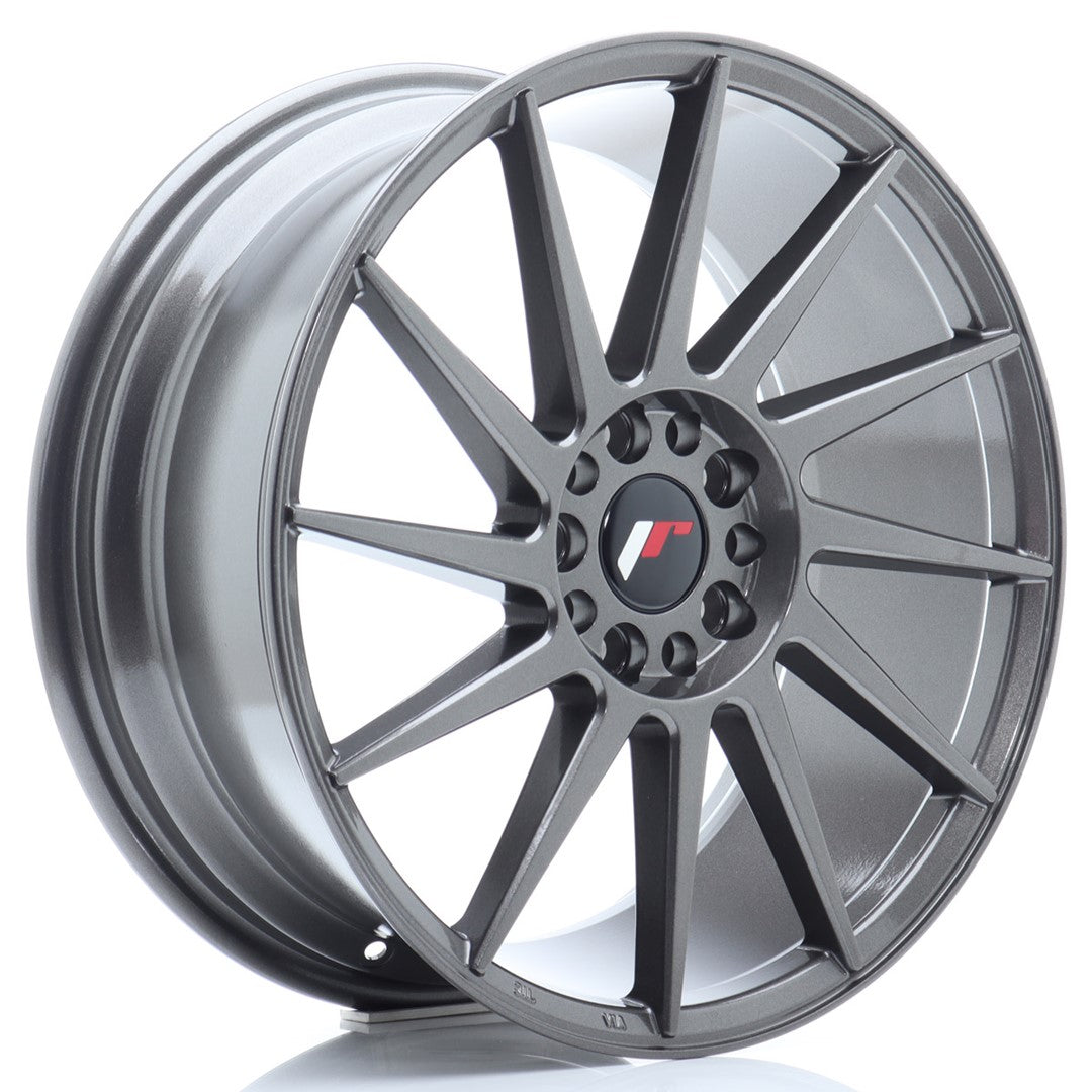 Jante Japan Racing JR22 R18 7.5J ET40 Gri Intens - PCD Configurabil
