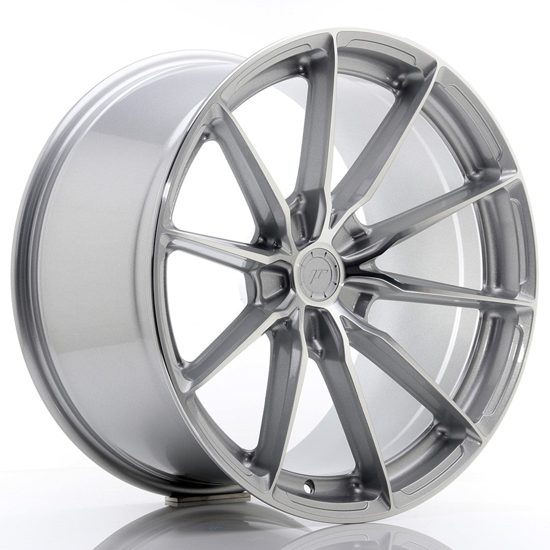 Jante Japan Racing JR37 20x10.5J 5x114.3 ET40 Argintiu Prelucrat CNC