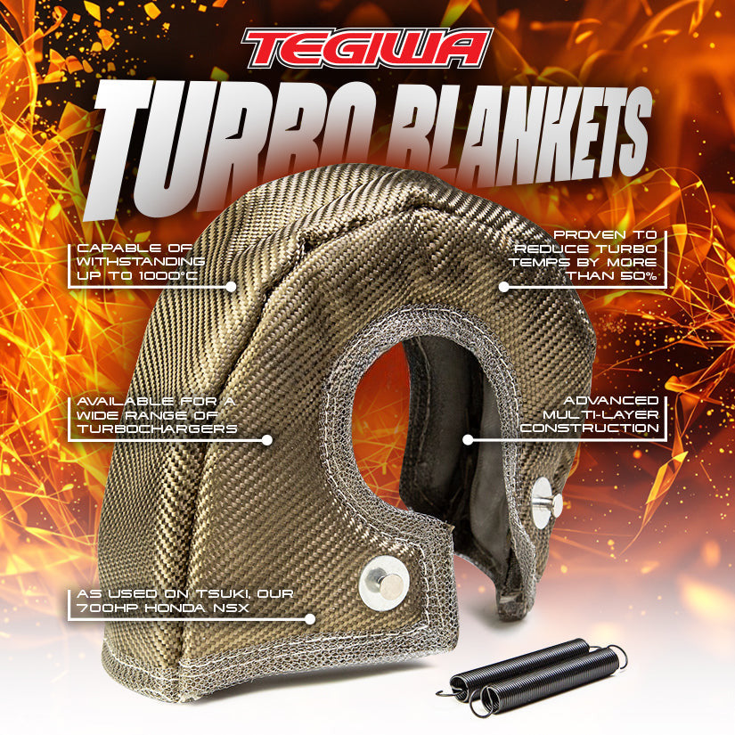 Patura termica Tegiwa din titan pentru turbine T25, TD04, GT2860, EFR 7163
