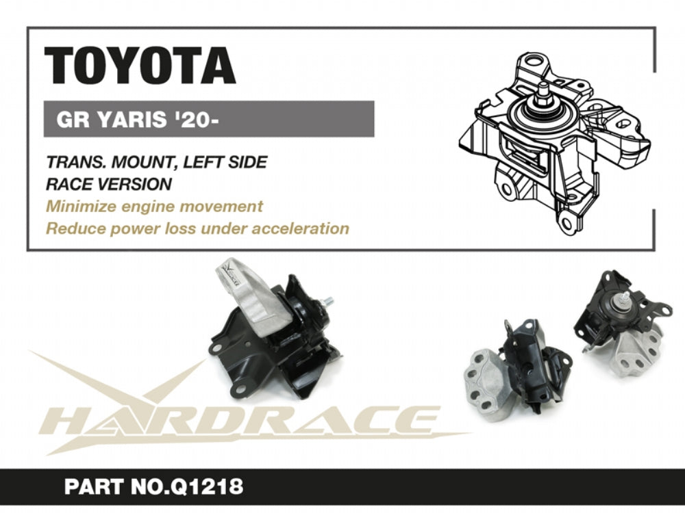 Tampon cutie stanga Hardrace pentru Toyota GR Yaris - Q1218