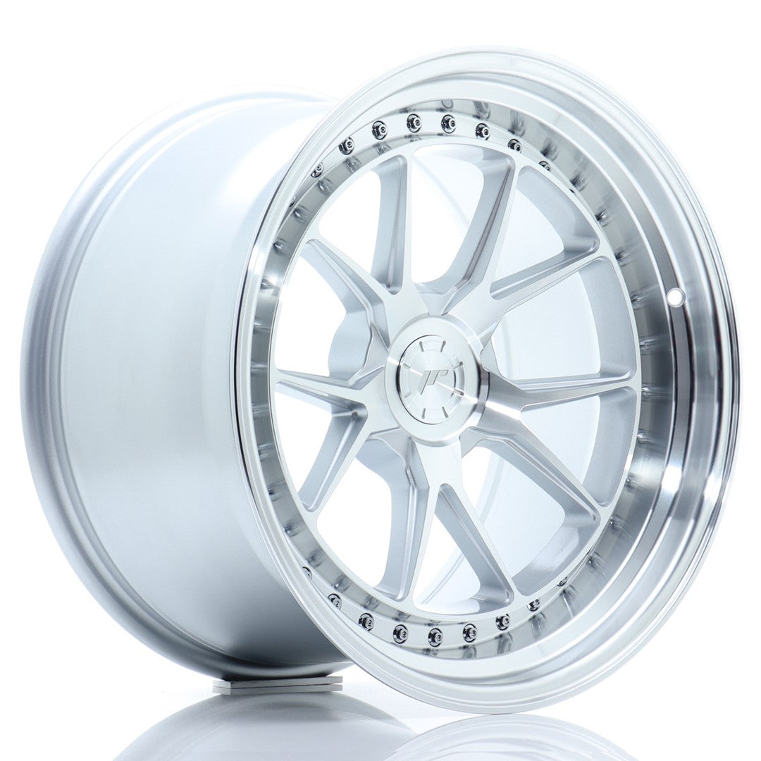 Jante Japan Racing JR39 R18 10.5J Argintiu cu Fata CNC - PCD Configurabil