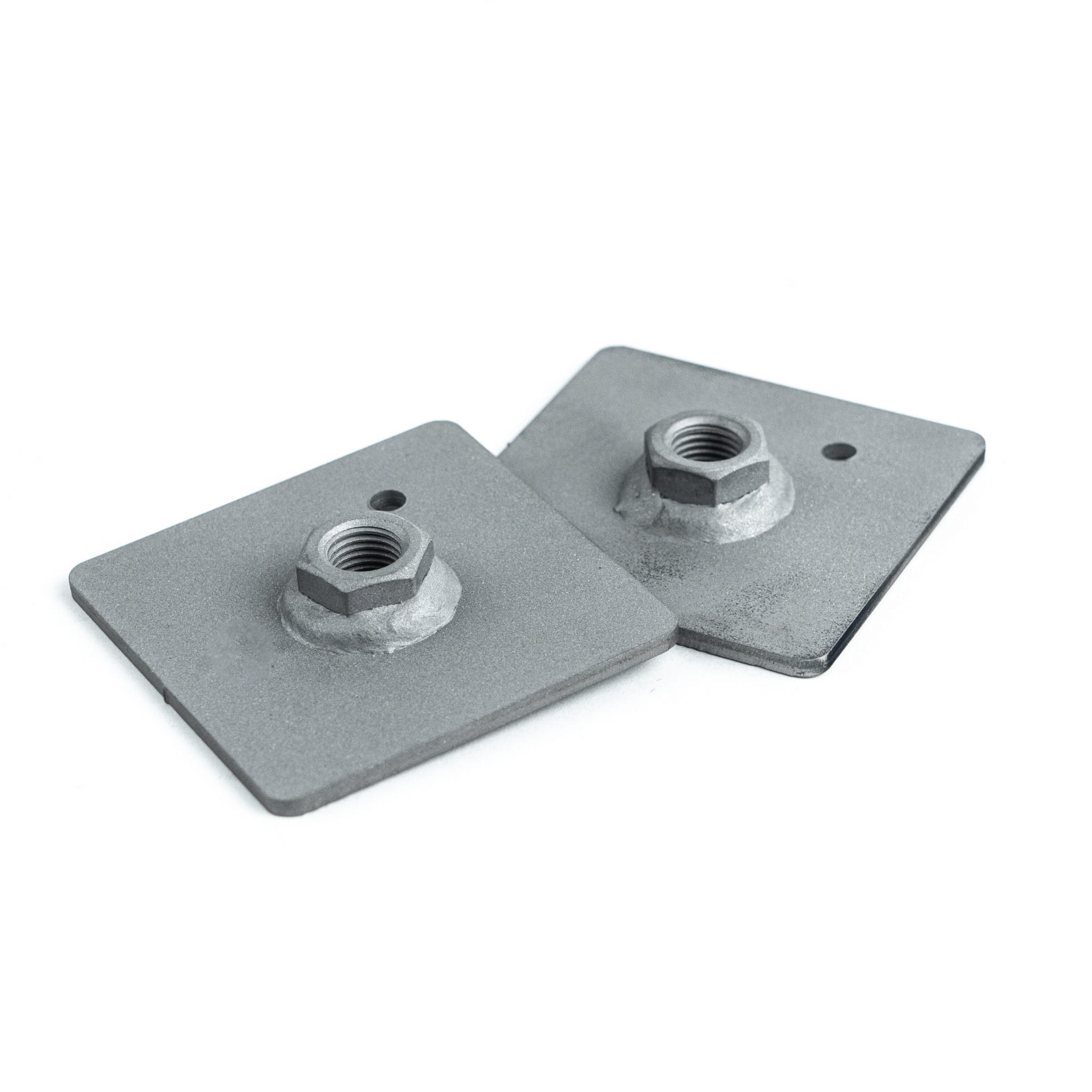 Placa fixare centuri siguranta FIA 65x65x3mm - Anexa J