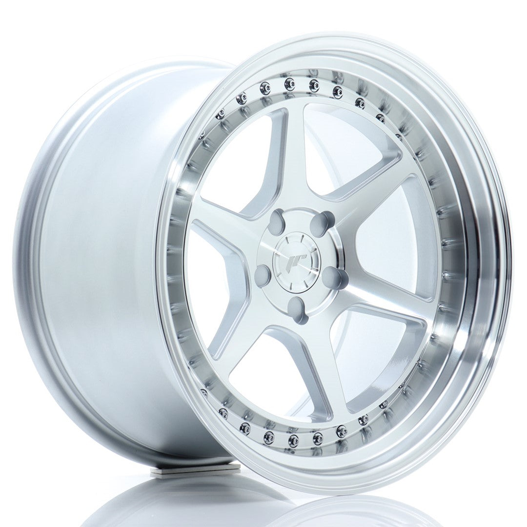 Jante Japan Racing JR43 R18 10.5J Argintiu cu Fata CNC - PCD Configurabil