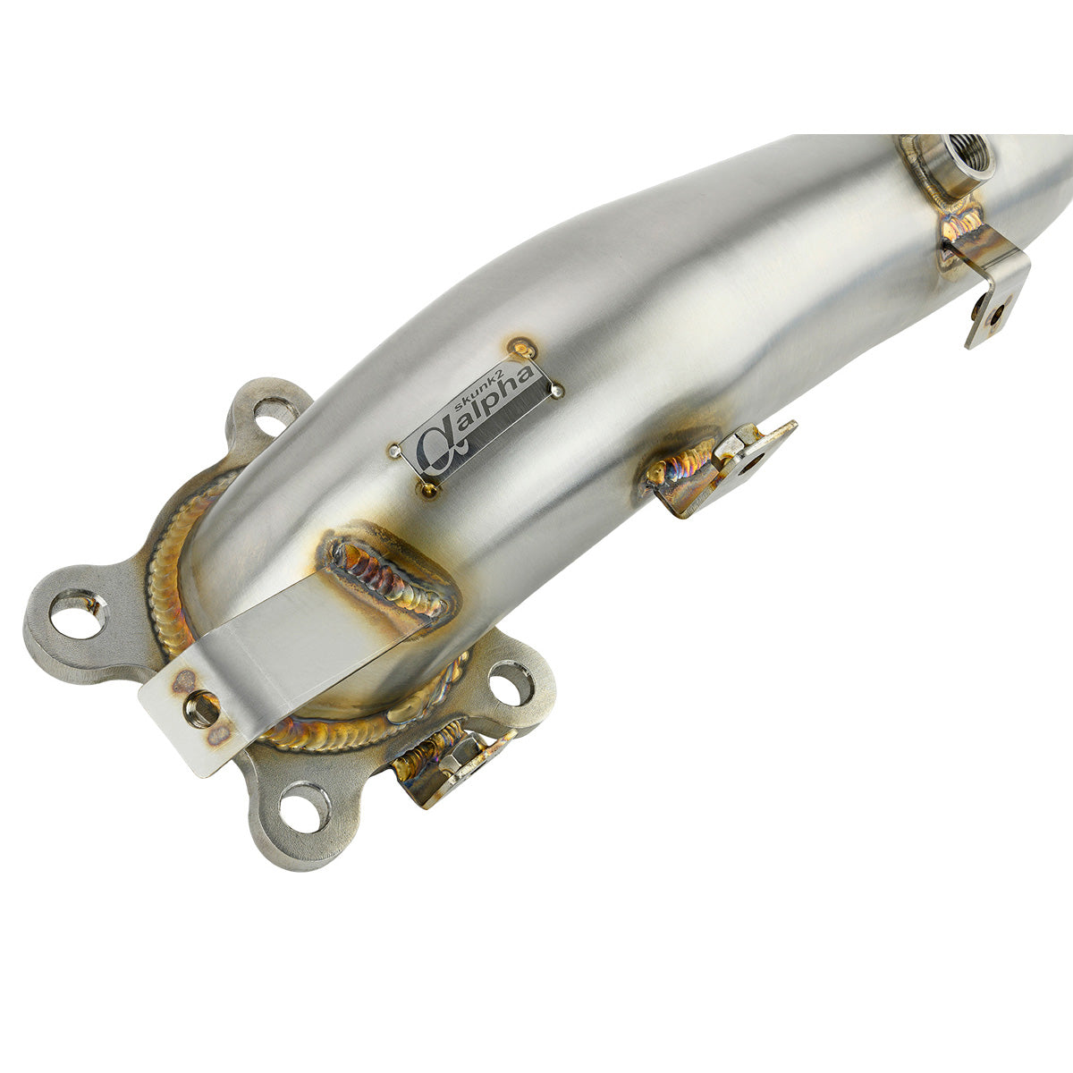 Downpipe Skunk2 Alpha de 76 mm fara catalizator pentru Honda Civic 10 1.5 Turbo 2016-2021