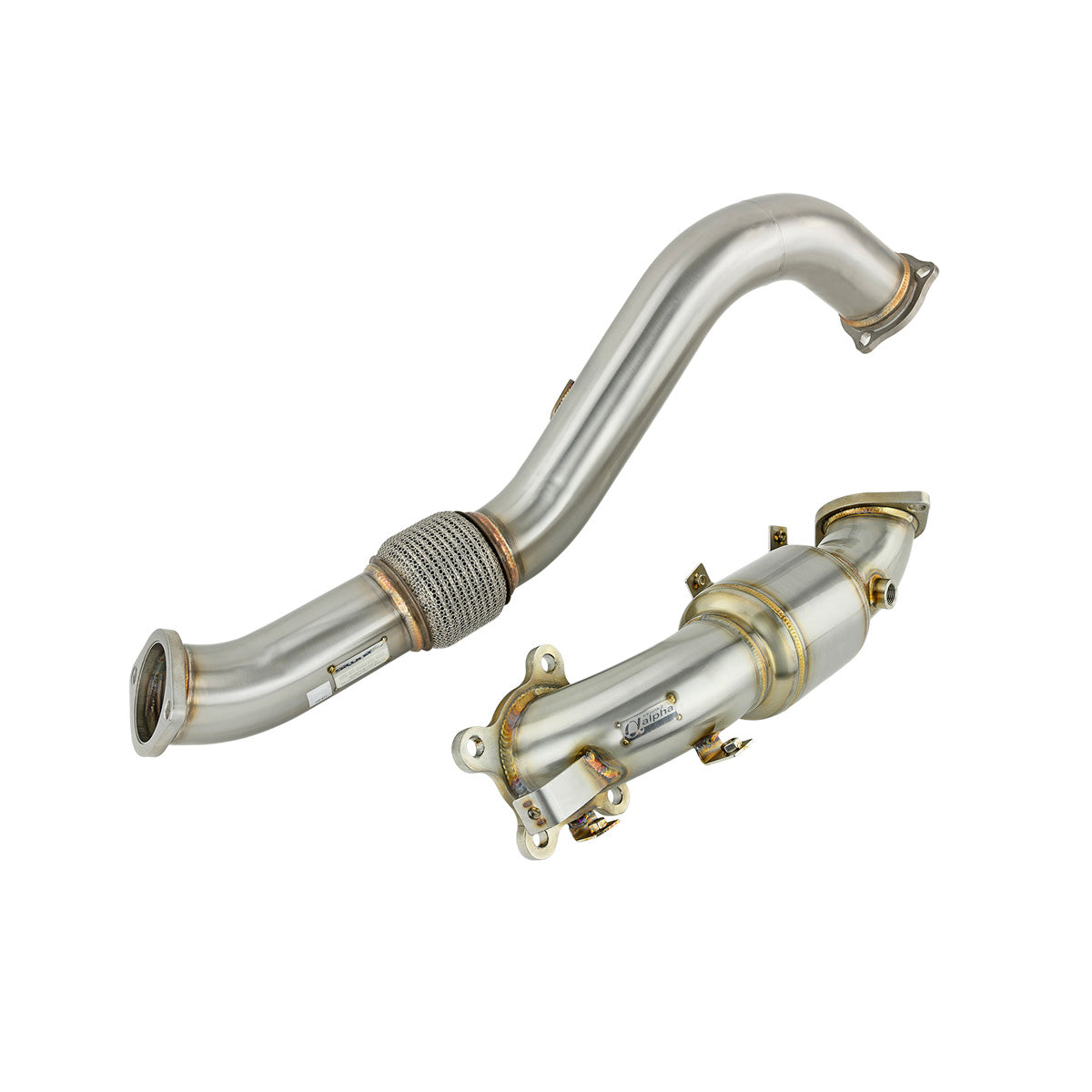 Downpipe Skunk2 Alpha de 76 mm cu catalizator pentru Honda Civic 10 1.5 Turbo 2016-2021