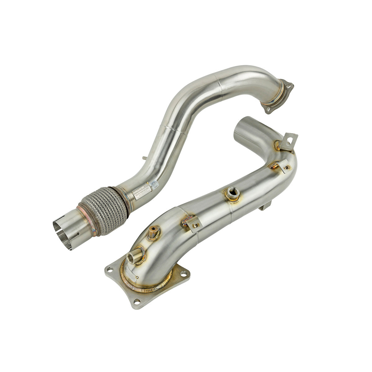 Downpipe Skunk2 Alpha de 76 mm fara catalizator pentru Honda Civic Type R FK8 2017-2021