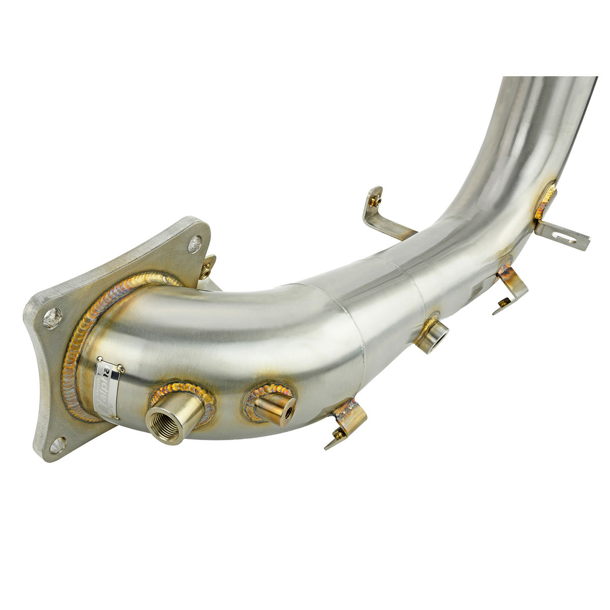 Downpipe Skunk2 Alpha de 76 mm fara catalizator pentru Honda Civic Type R FK8 2017-2021