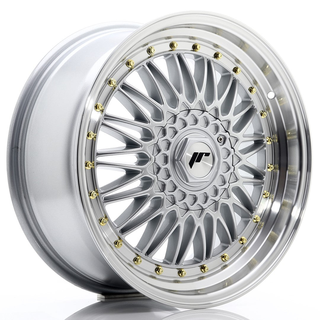 Jante Japan Racing JR9 R18 8J ET35 Argintiu cu Buze CNC - PCD Configurabil