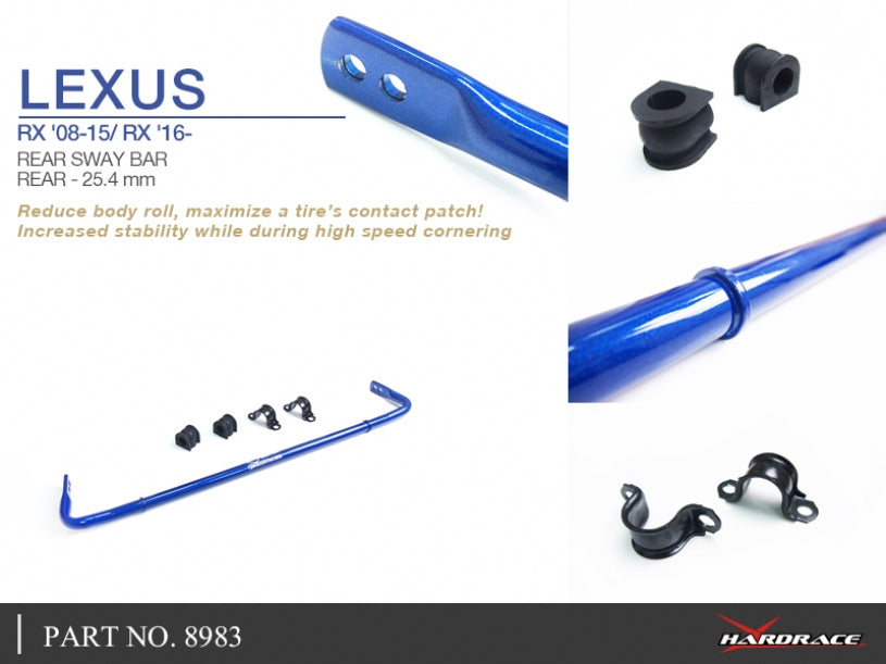 Bara stabilizatoare spate Hardrace pentru Lexus RX - 8983