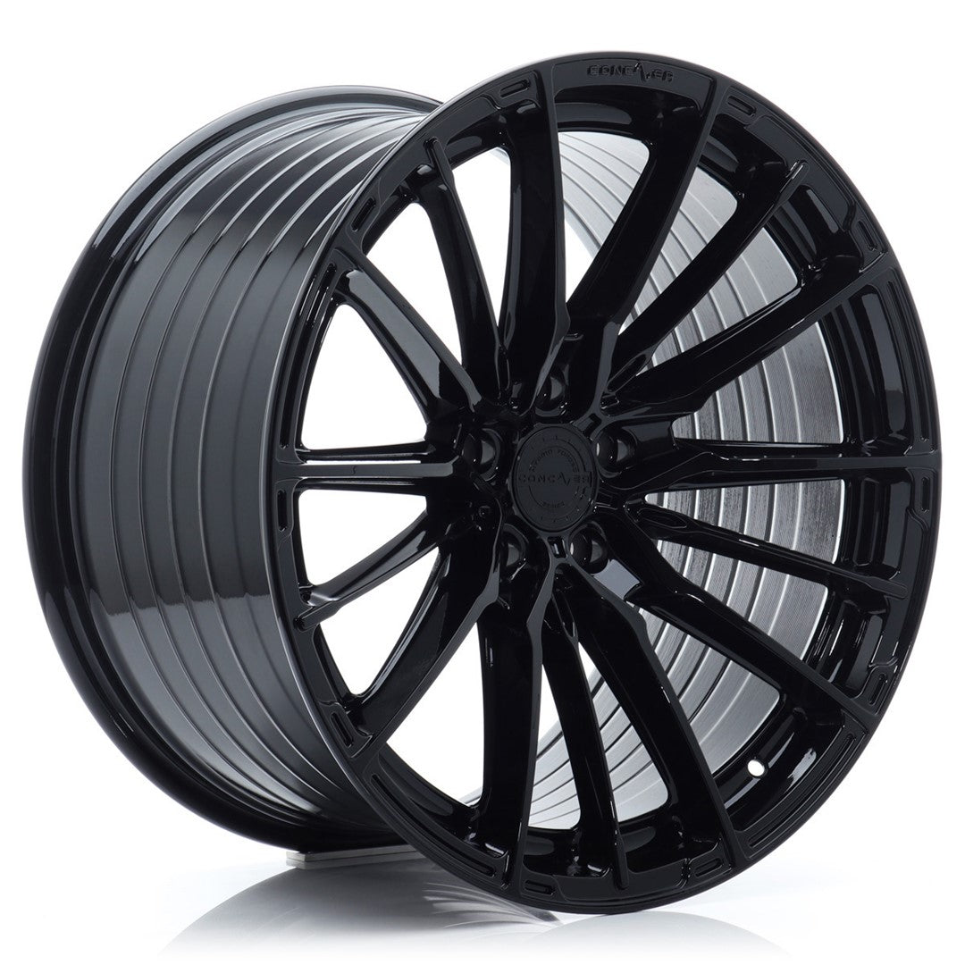 Jante Concaver CVR7 19x8.5J 5x112 ET45 Negru Platina (CB 66.6)