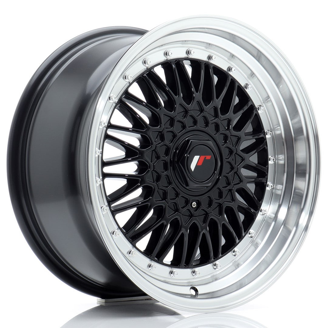 Jante Japan Racing JR9 R17 8.5J ET20 Negru Lucios cu Buze CNC - PCD Configurabil