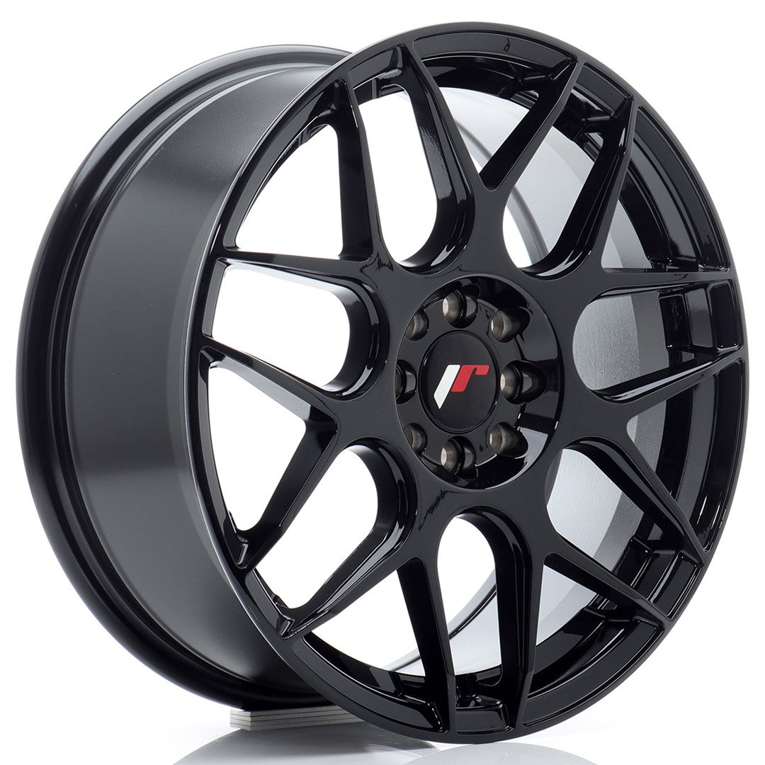 Jante Japan Racing JR18 R17 7J ET40 Negru Lucios - PCD Configurabil
