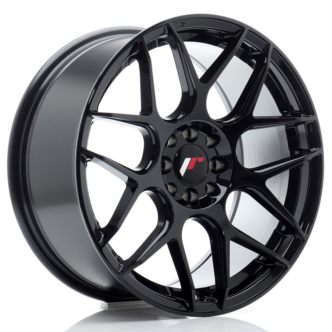 Jante Japan Racing JR18 R17 8J ET35 Negru Lucios - PCD Configurabil
