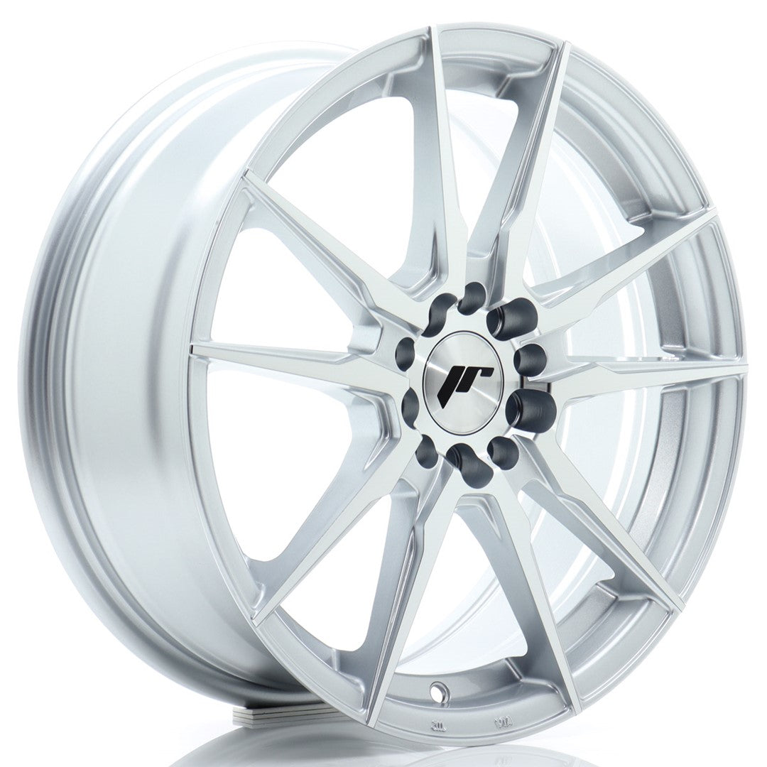 Jante Japan Racing JR21 R17 7J ET40 Argintiu cu Fata CNC - PCD Configurabil