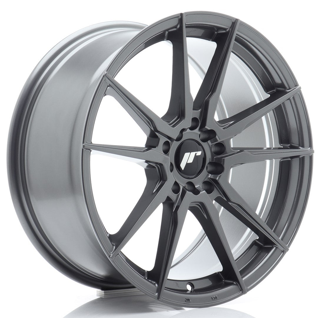 Jante Japan Racing JR21 R18 8.5J ET35 Gri Intens - PCD Configurabil