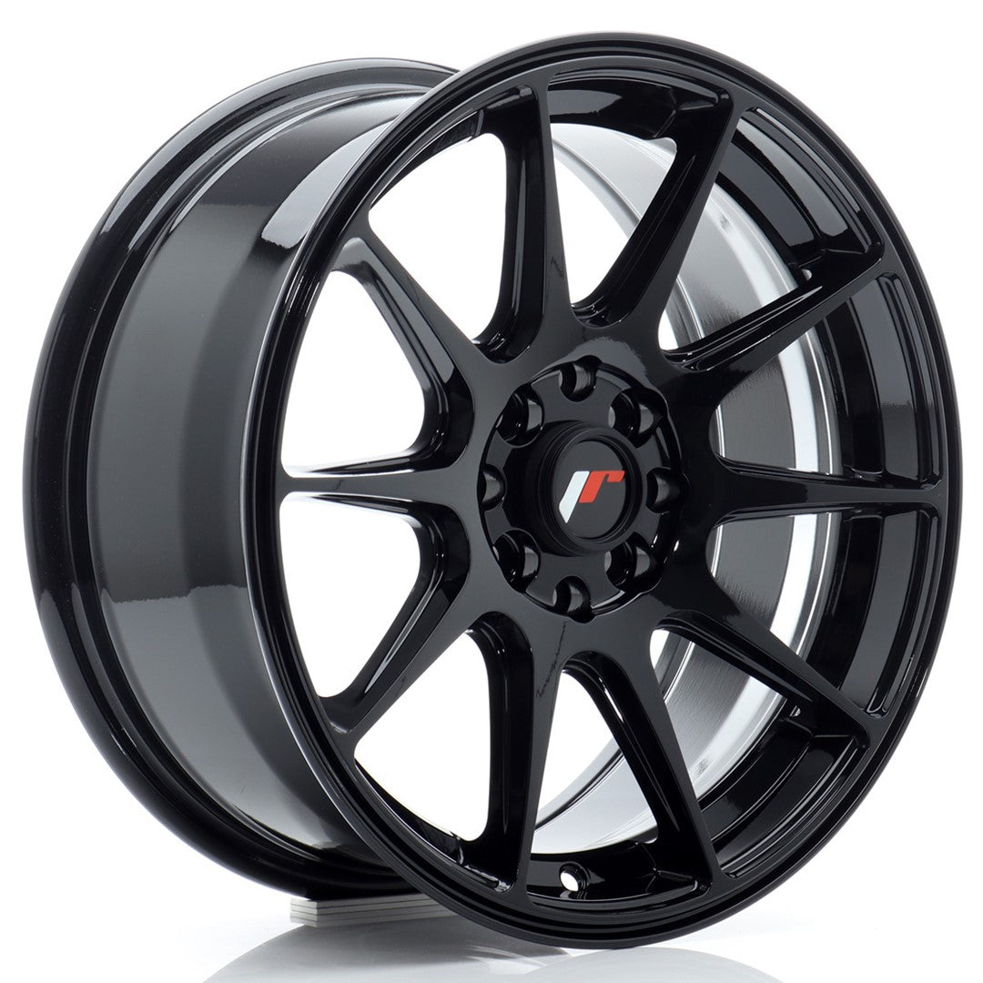 Jante Japan Racing JR11 R16 7J ET30 Negru Lucios - PCD Configurabil