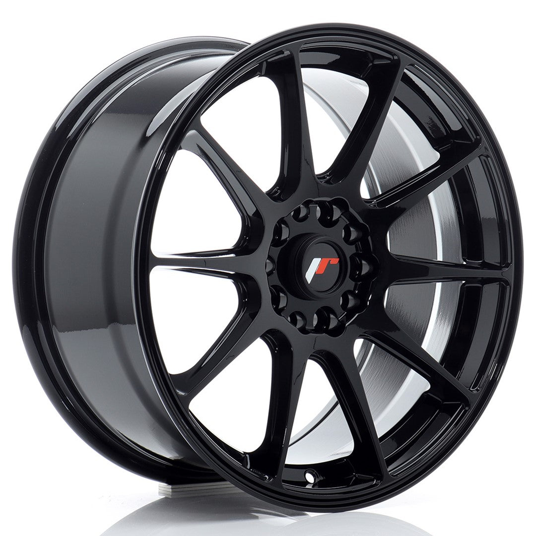 Jante Japan Racing JR11 R17 8J ET25 Negru Lucios - PCD Configurabil