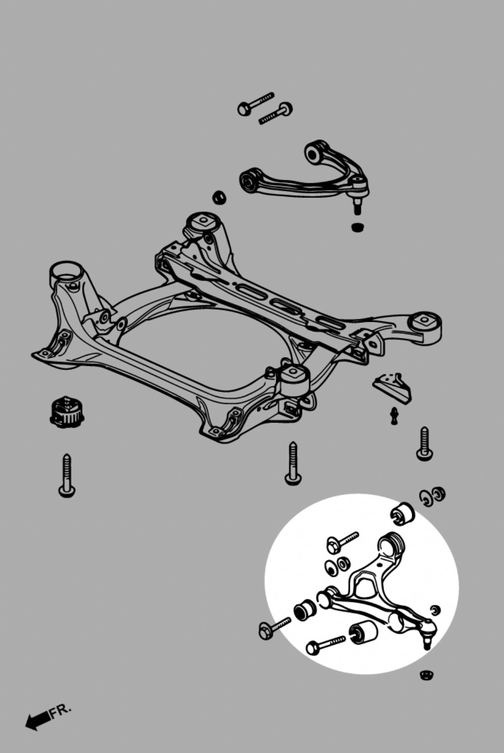Brat suspensie inferior fata Hardrace pentru Audi Q7 / Porsche Cayenne / Volkswagen Touareg - Q0802