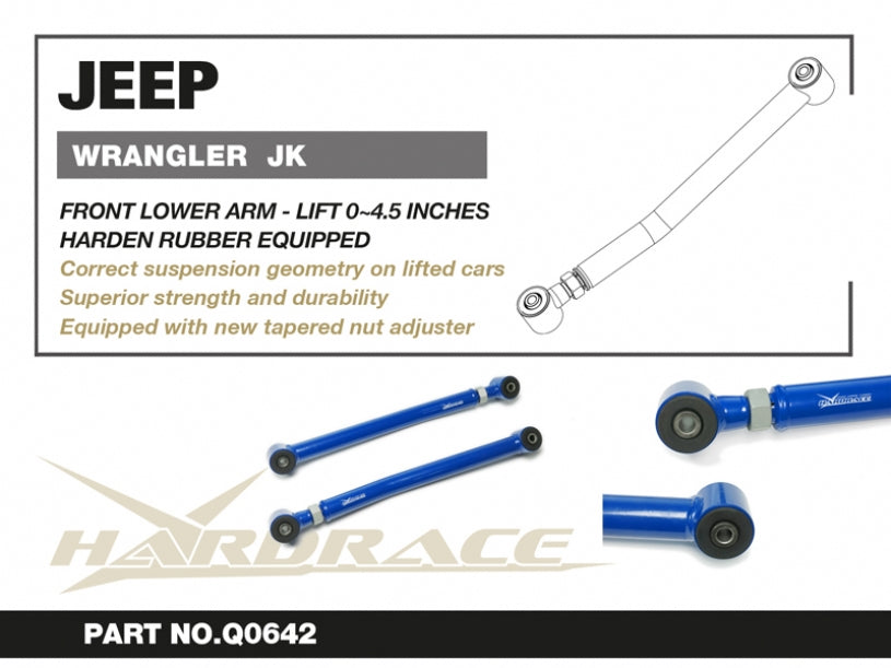 Brat suspensie inferior fata Hardrace pentru Jeep Wrangler - Q0642