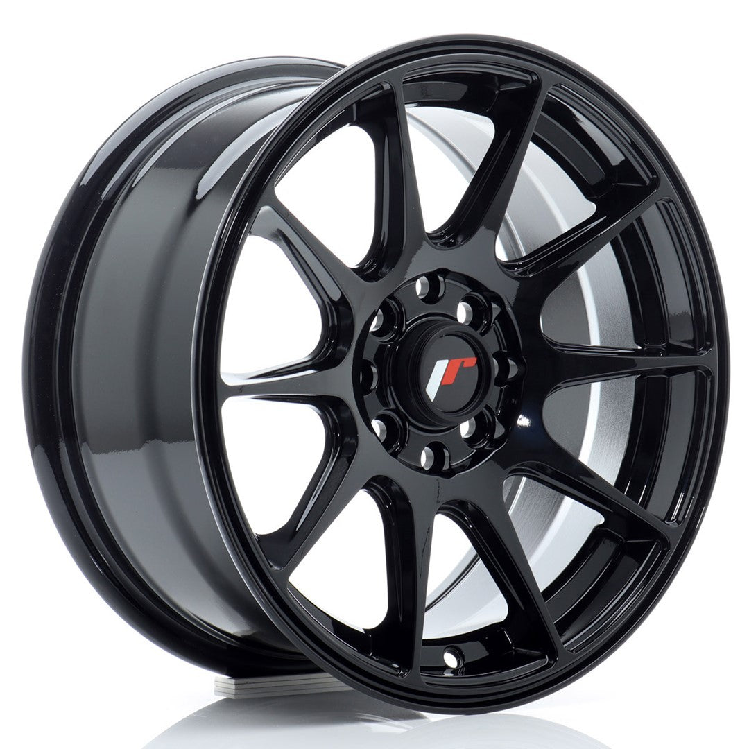 Jante Japan Racing JR11 R15 7J ET30 Negru Lucios - PCD Configurabil