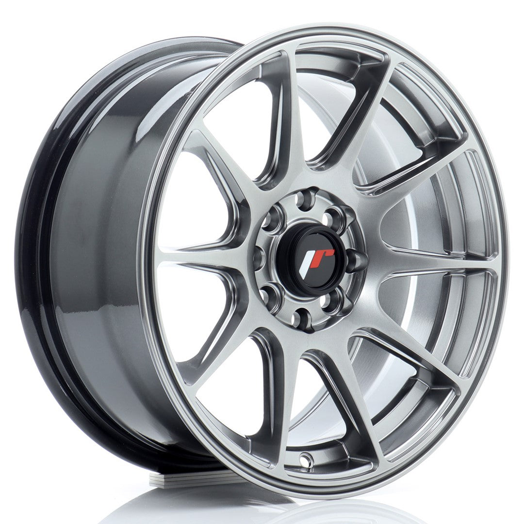 Jante Japan Racing JR11 R15 7J ET30 Negru Intens - PCD Configurabil