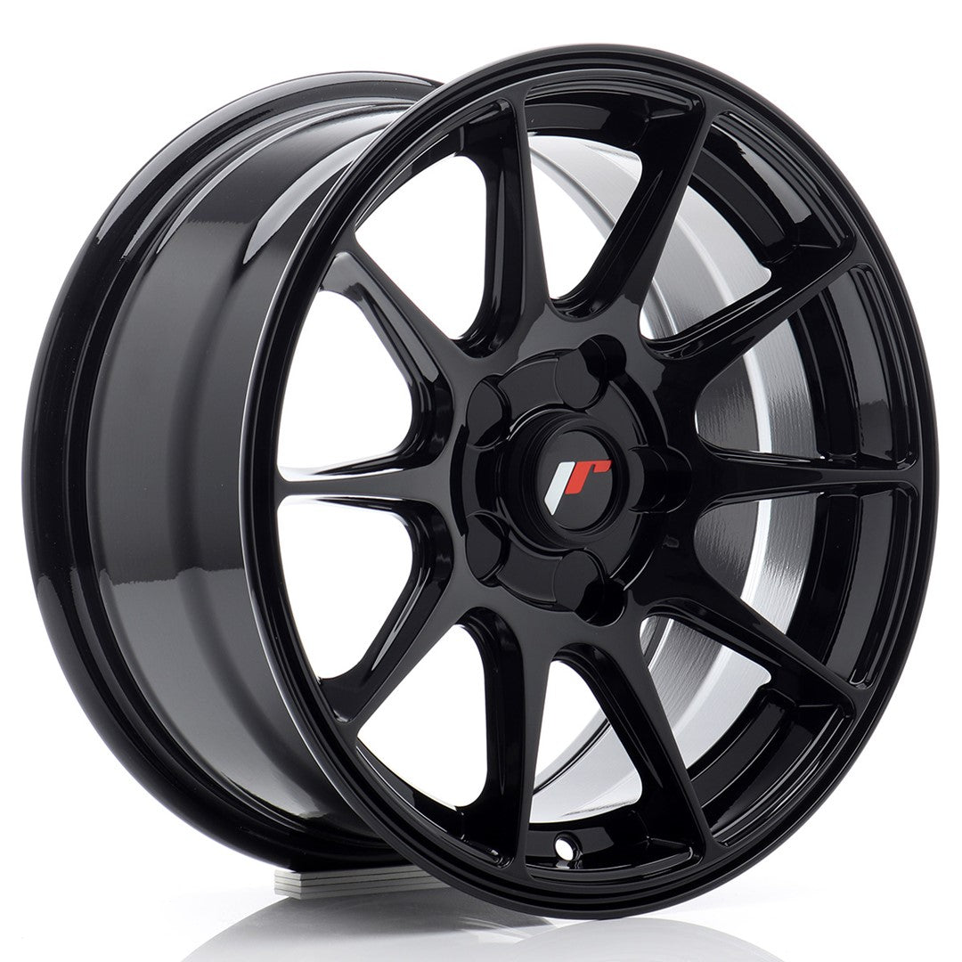Jante Japan Racing JR11 R15 7J ET30 Negru Lucios - PCD Configurabil