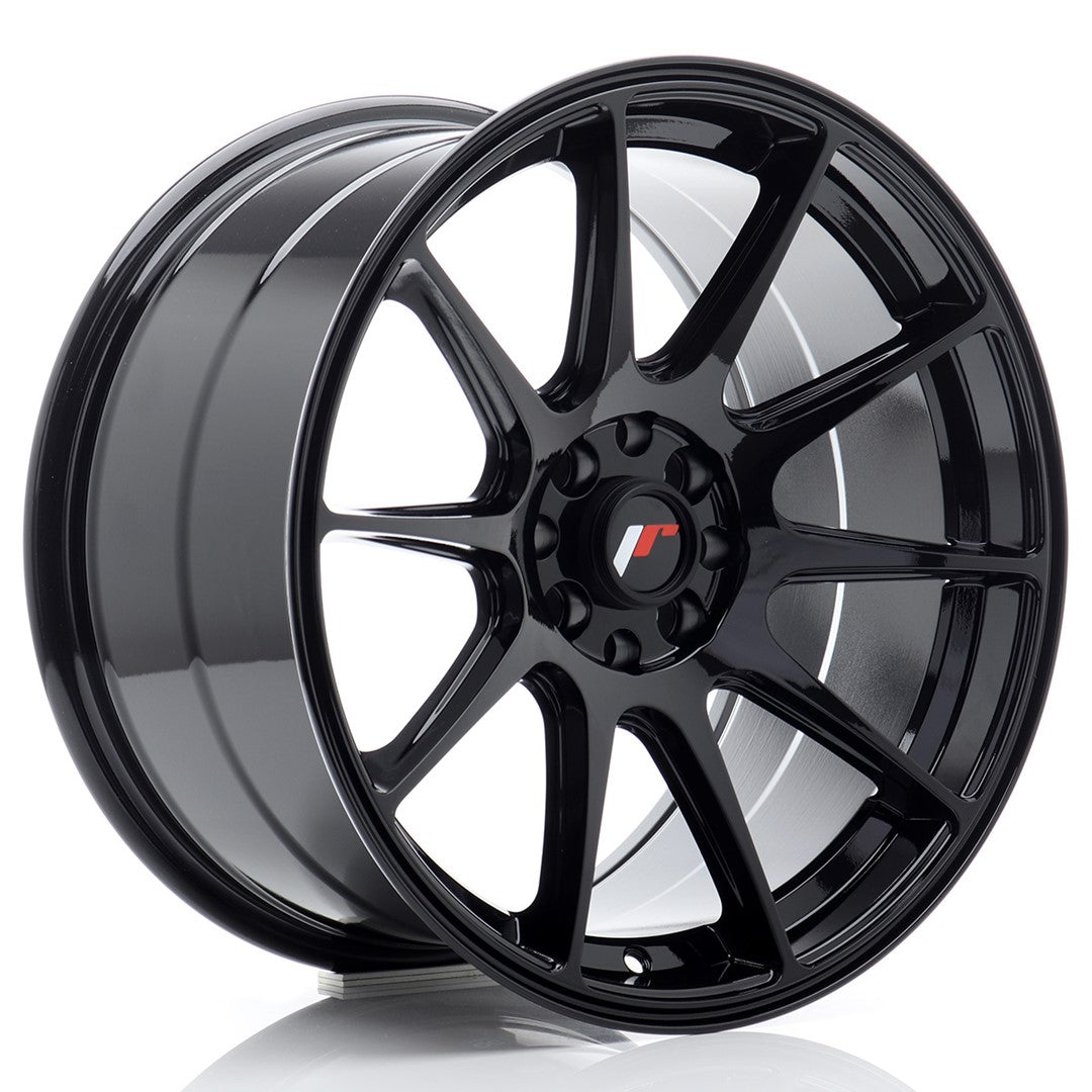 Jante Japan Racing JR11 R17 9J ET35 Negru Lucios - PCD Configurabil