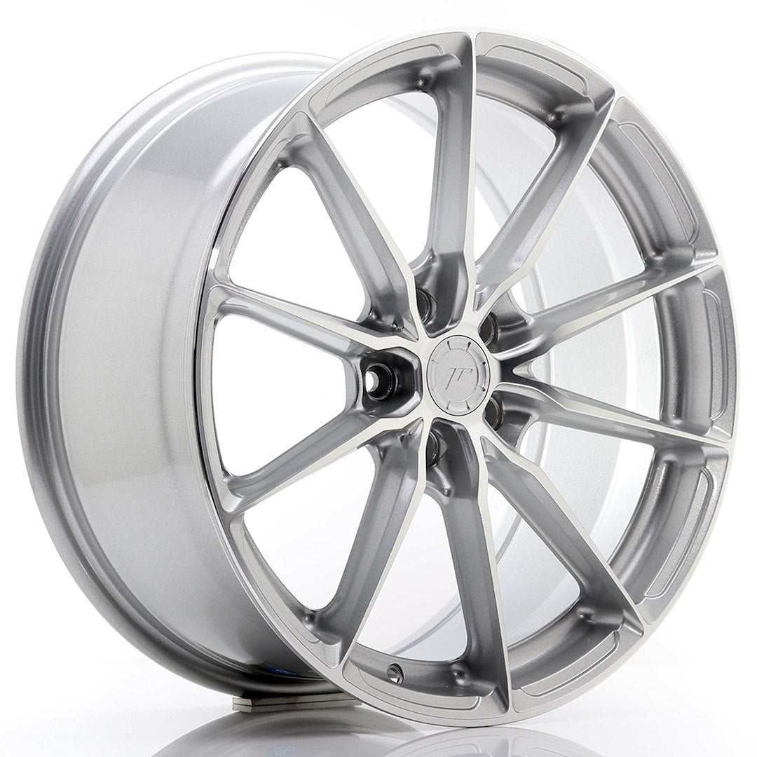 Jante Japan Racing JR37 19x8.5J 5x120 ET35 Argintiu cu Fata CNC