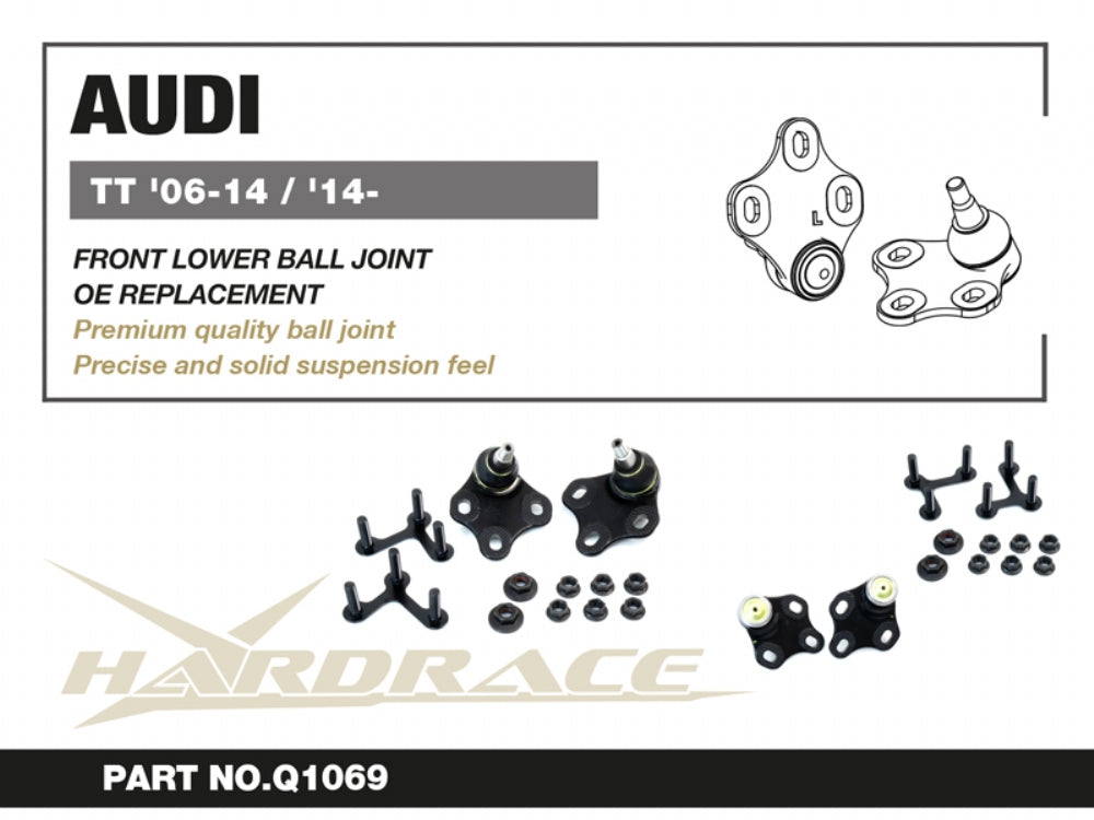 Pivot brat suspensie inferior fata Hardrace pentru Audi TT - Q1069