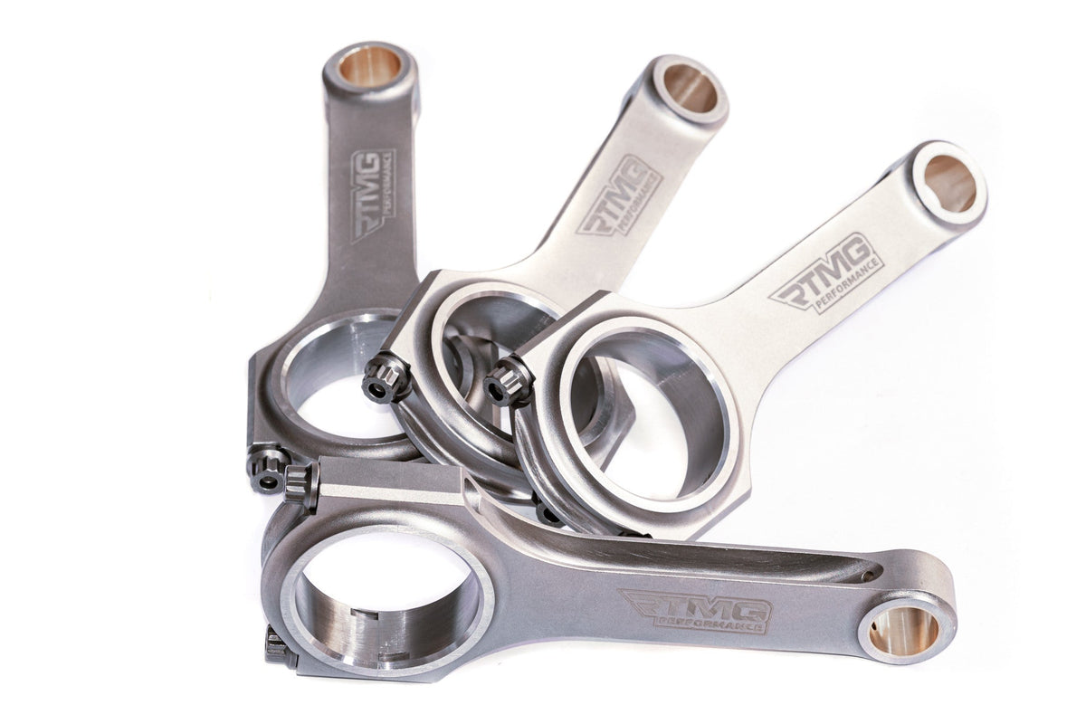 Set Biele Forjate H-Beam RTMG Performance pentru Opel Corsa 1.6, 129,75 mm, bolt 19 mm