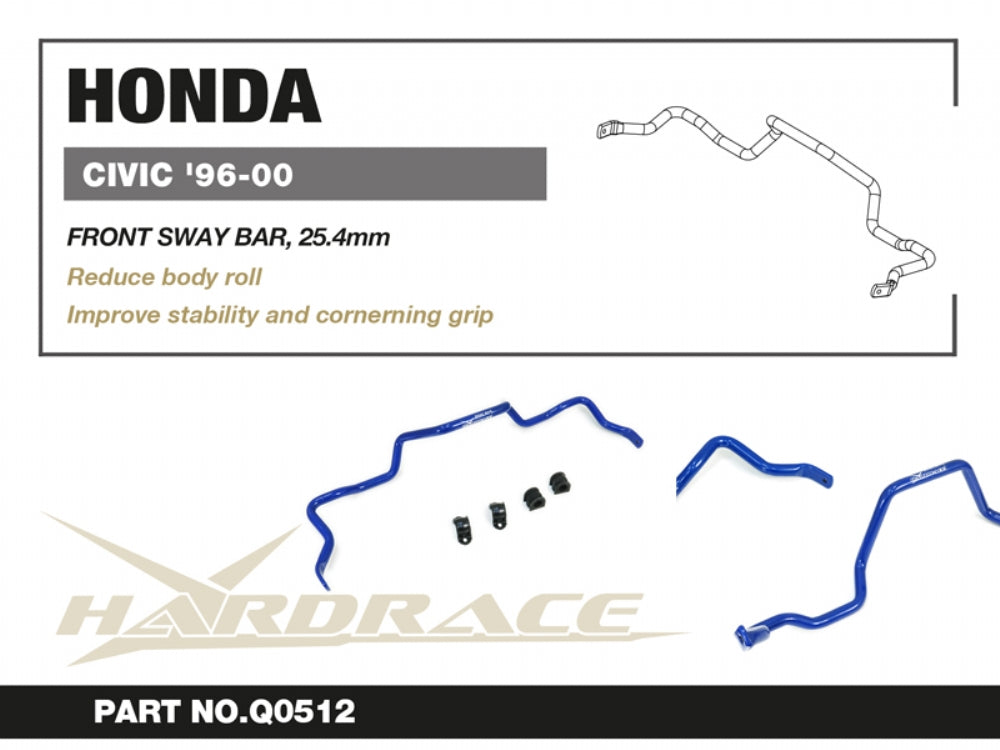 Bara stabilizatoare fata Hardrace pentru Honda Civic - Q0512-ED
