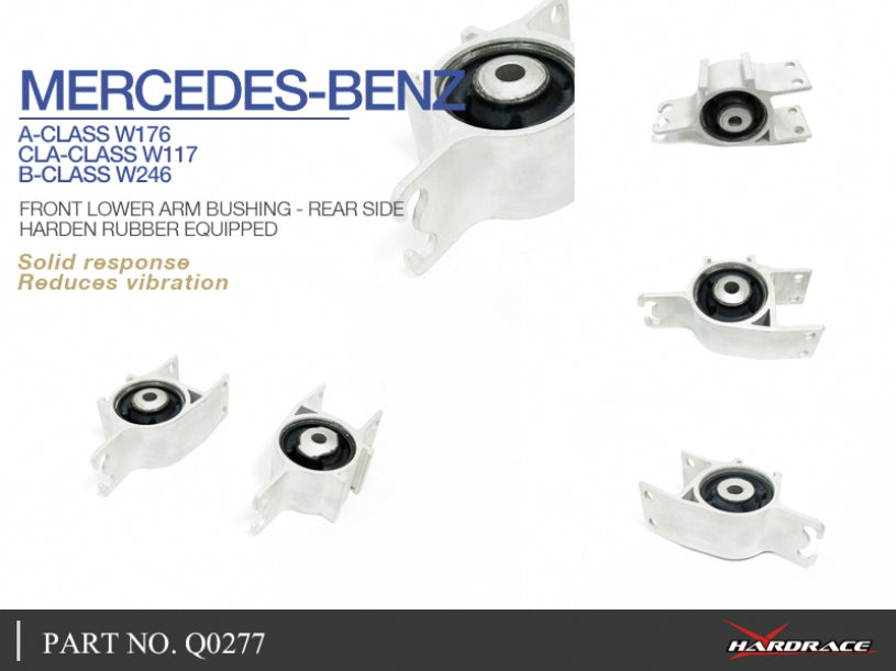 Set bucse brat suspensie inferior fata Hardrace pentru Infiniti Q30 / QX30 / Mercedes-Benz A-Class / A45 AMG - Q0277
