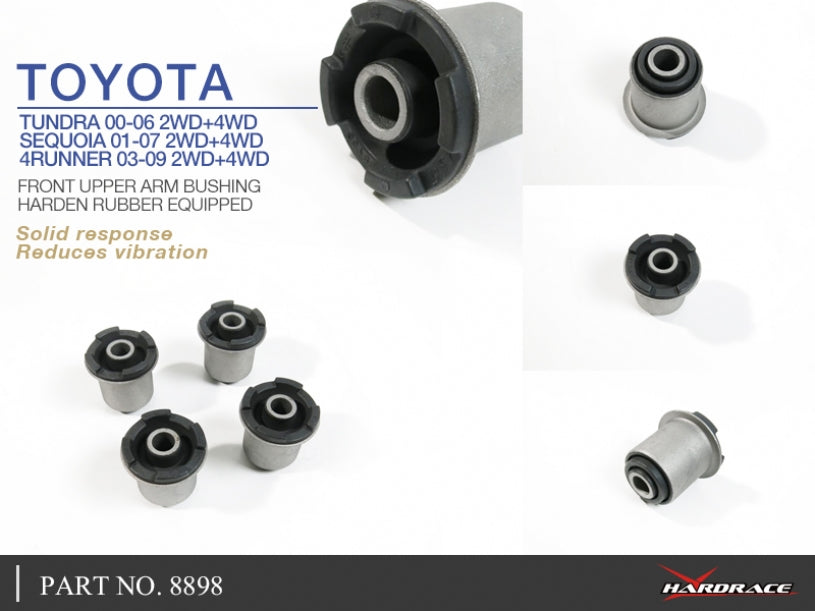 Set bucse brat suspensie superior fata Hardrace pentru Toyota FJ Cruiser / Land Cruiser - 8898
