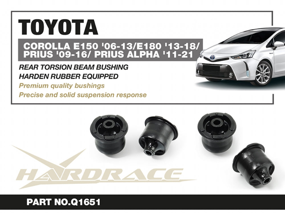 Set bucse punte torsionala spate Hardrace pentru Toyota Corolla / Prius - Q1651