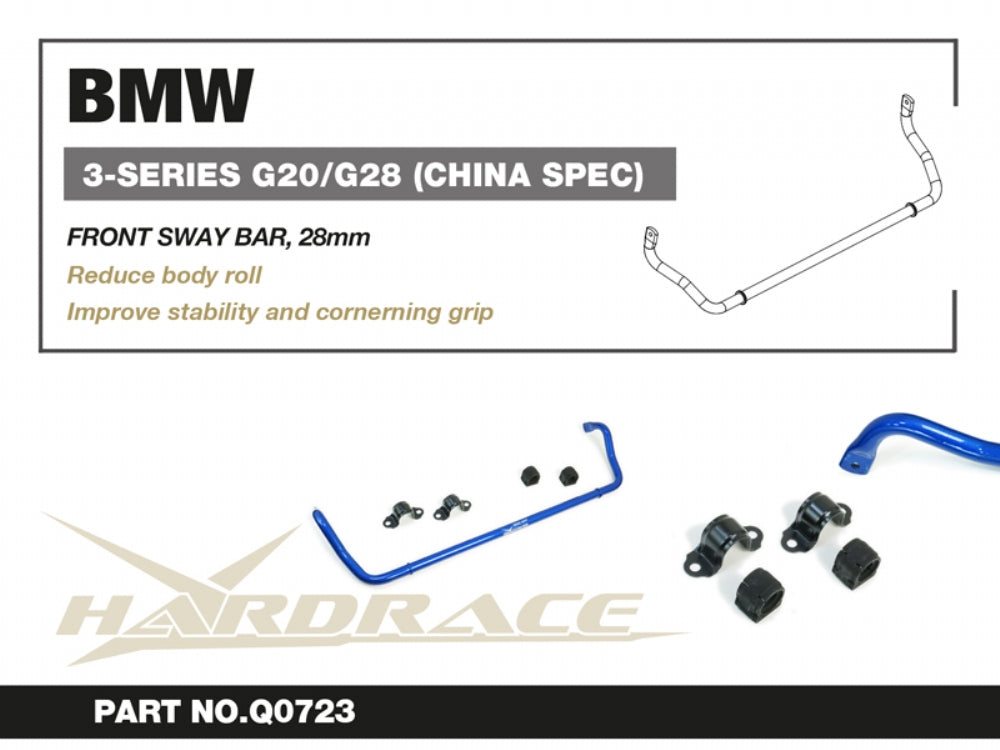 Bara stabilizatoare fata Hardrace pentru BMW Seria 3 / Seria 4 - Q0723