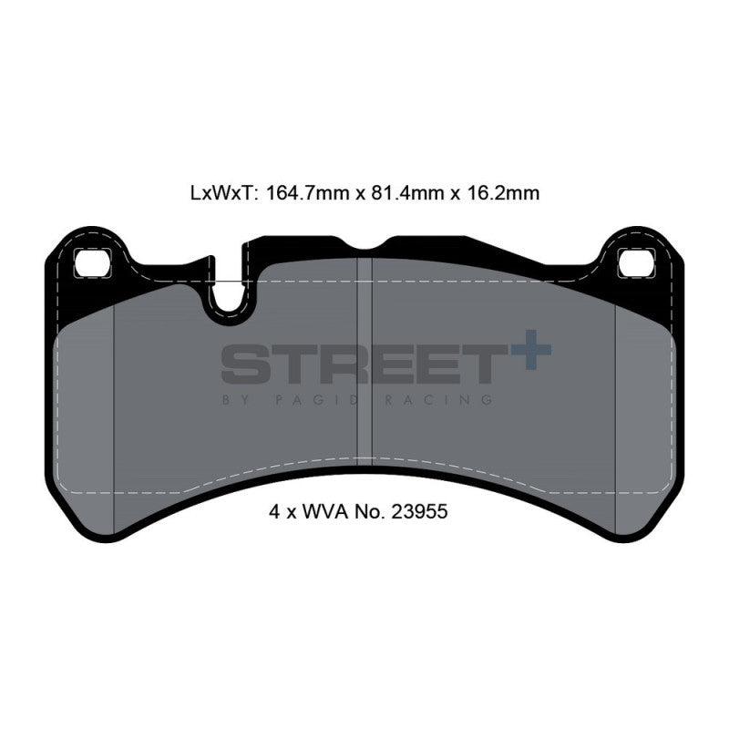 Placute Frana Fata Pagid Street+ T8052 - Maserati Ghibli III (M157), Maserati Quattroporte V