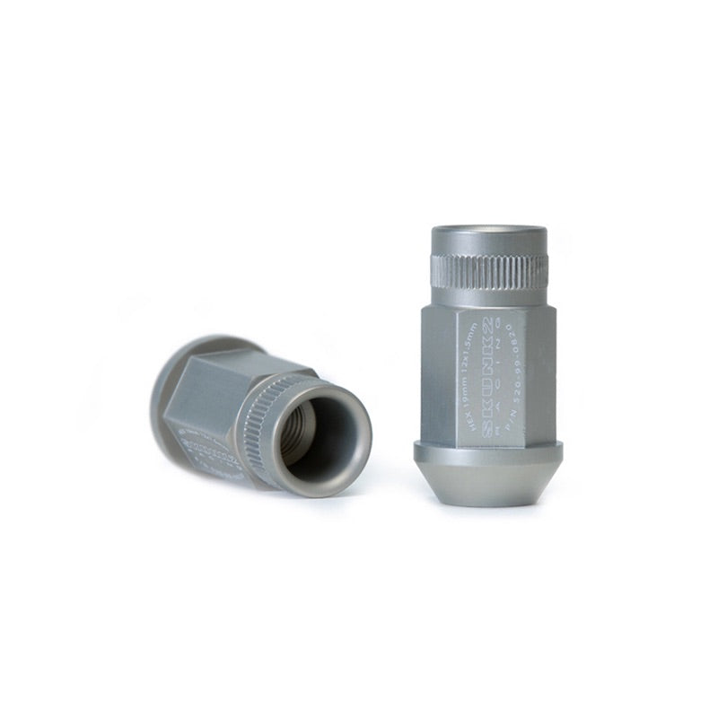Set 20 piulite de roata Skunk2 din aluminiu 7075 forjat, M12 x 1,5, anodizate dur