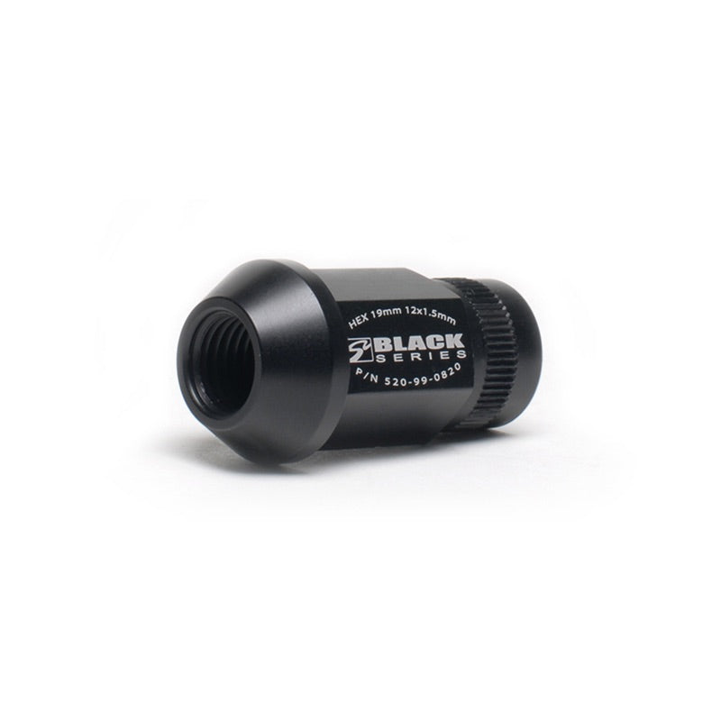 Set 16 piulite de roata Skunk2 din aluminiu 7075 forjat, M12 x 1,5, anodizate negru