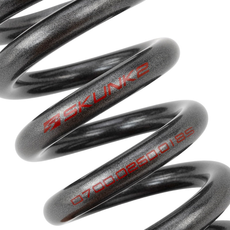 Arc de curse Skunk2 18 kg/mm, 7,00 inch lungime, diametru interior 2,50 inch, drept, Drag Spec (gri inchis)