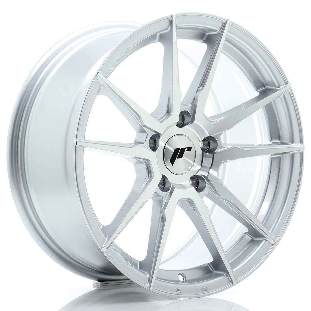 Jante Japan Racing JR21 17x8J 5x112 ET35 Argintiu cu Fata CNC