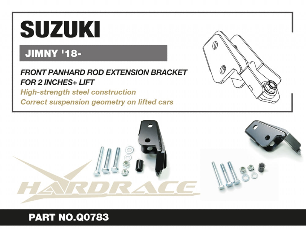 Brida prelungitoare bara panhard fata Hardrace pentru Suzuki Jimny - Q0783